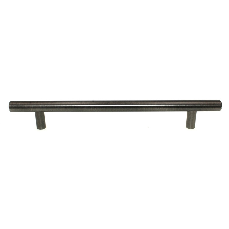 Hickory Hardware Bar Pulls 6 1/4 (160mm) Ctr Pull Black Nickel HH075596-BBLN