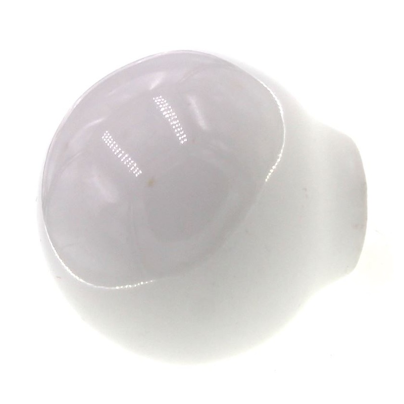 Hickory Hardware Conquest P14021-W White 1 1/4 Round Ball Cabinet Knob Pull