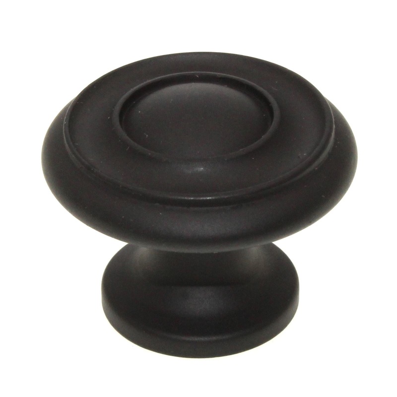 Hickory Hardware Cottage 1 1/2 Ringed Cabinet Knob Oil-Rubbed Bronze P3501-10B