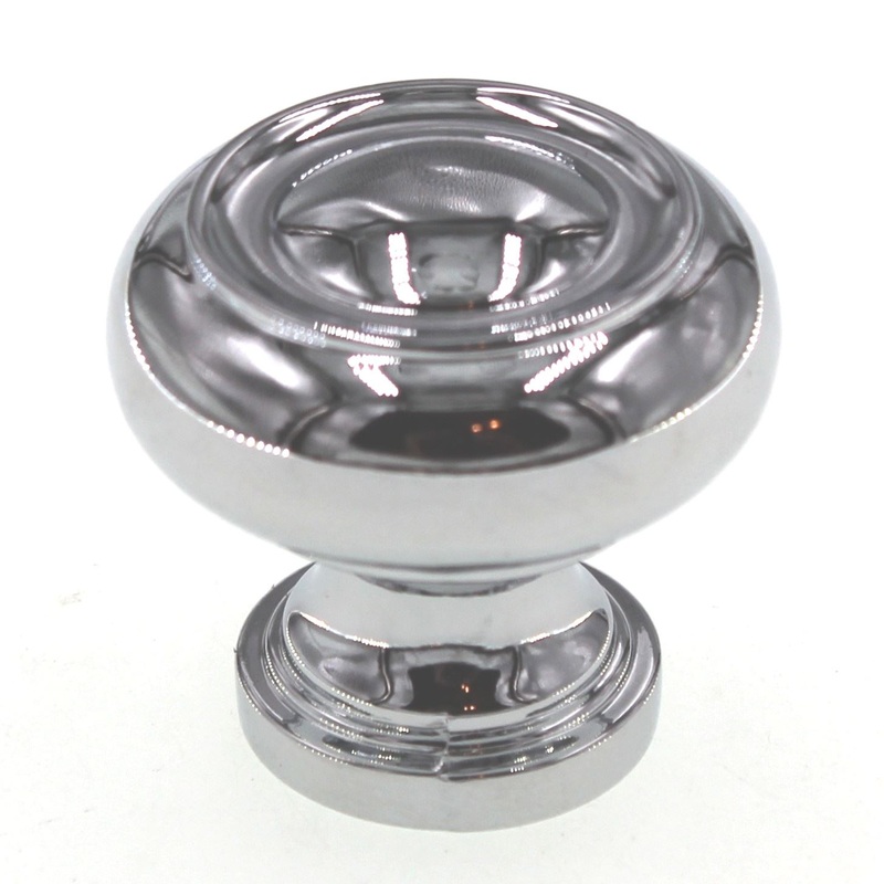 Hickory Hardware Cottage 1 1/4 Ringed Cabinet Knob Chrome P3151-CH