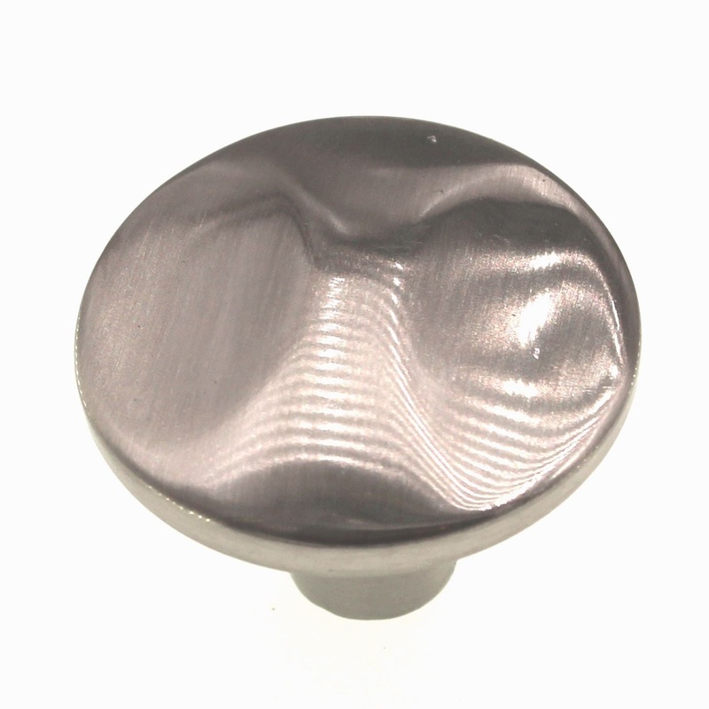 Hickory Hardware Crest 1 1/4 Curved Top Cabinet Knob Satin Nickel H076128-SN