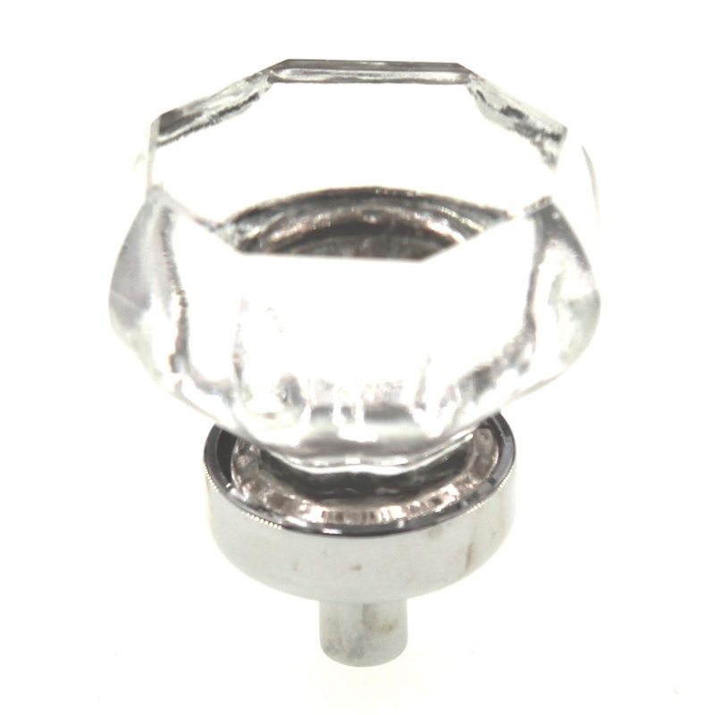 Hickory Hardware Crystal Palace 1 1/4 Cabinet Knob Clear Nickel HH74689-CA14
