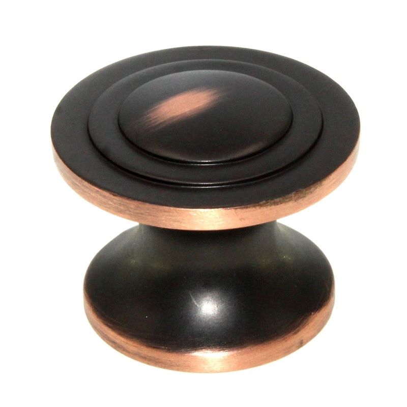 Hickory Hardware Deco 1 1/4 Tiered Cabinet Knob Oil-Rubbed Bronze P3101-OBH