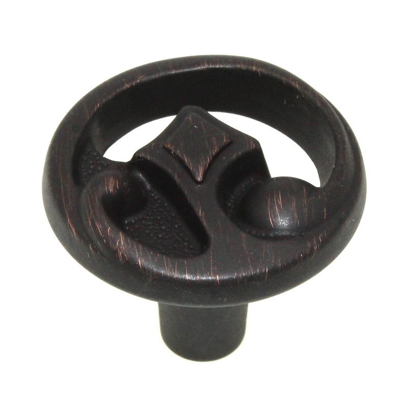 Hickory Hardware Durham 1 1/8  Round Cabinet Knob Vintage Bronze P3574-VB