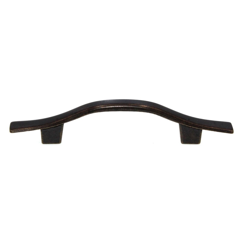Hickory Hardware Eclipse 3 Ctr Cabinet Arch Pull Windover Antique P135-WOA