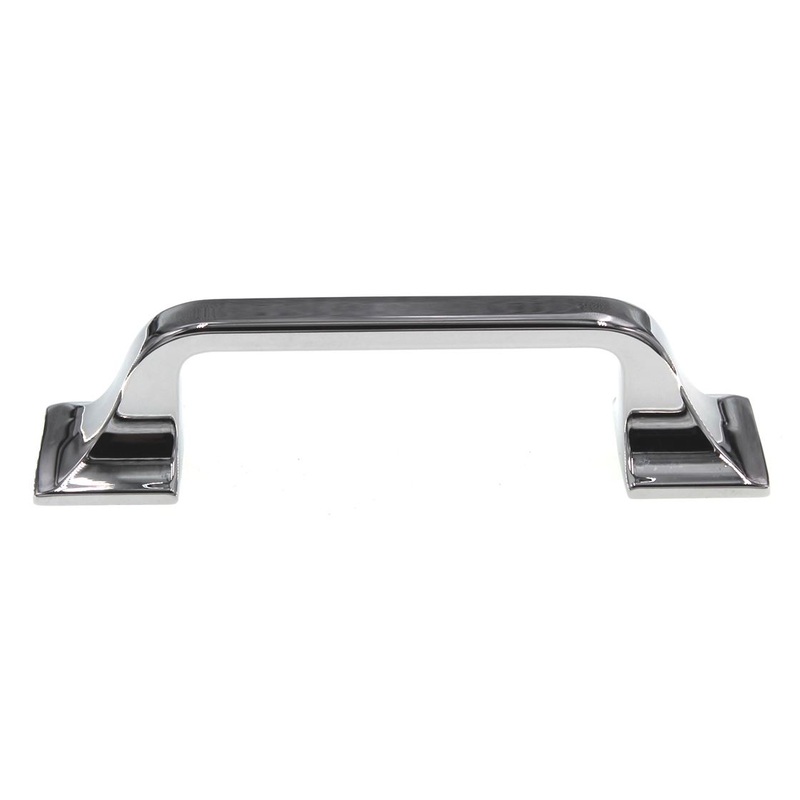 Hickory Hardware Forge Cabinet Arch Pull 3 Ctr Chrome H076700-CH