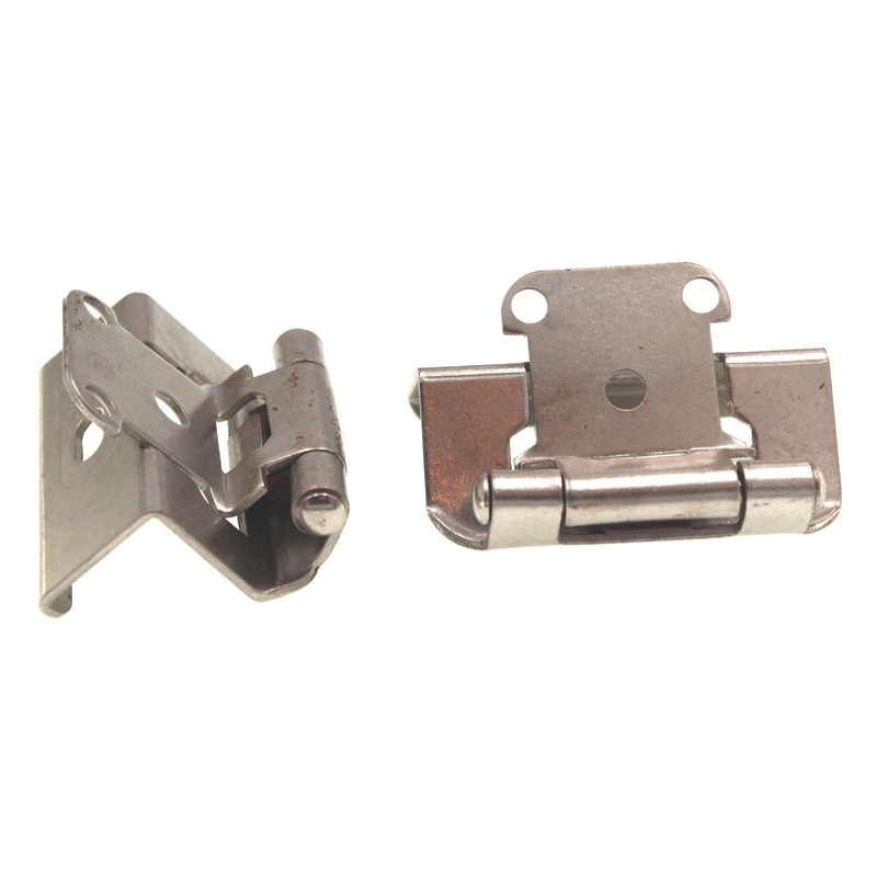 Hickory Hardware Full Wrap Self-Close Hinge 1/2 Overlay Satin Nickel P5710F-SN