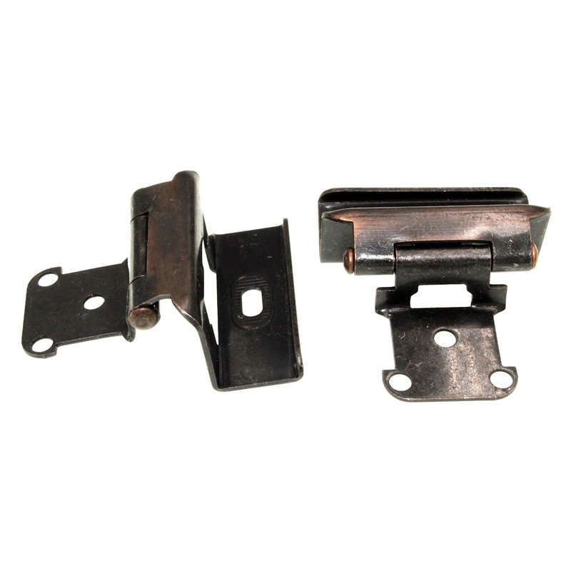 Hickory Hardware Full Wrap Self-Closing Hinge 1/2 Overlay Bronze P5710F-VB