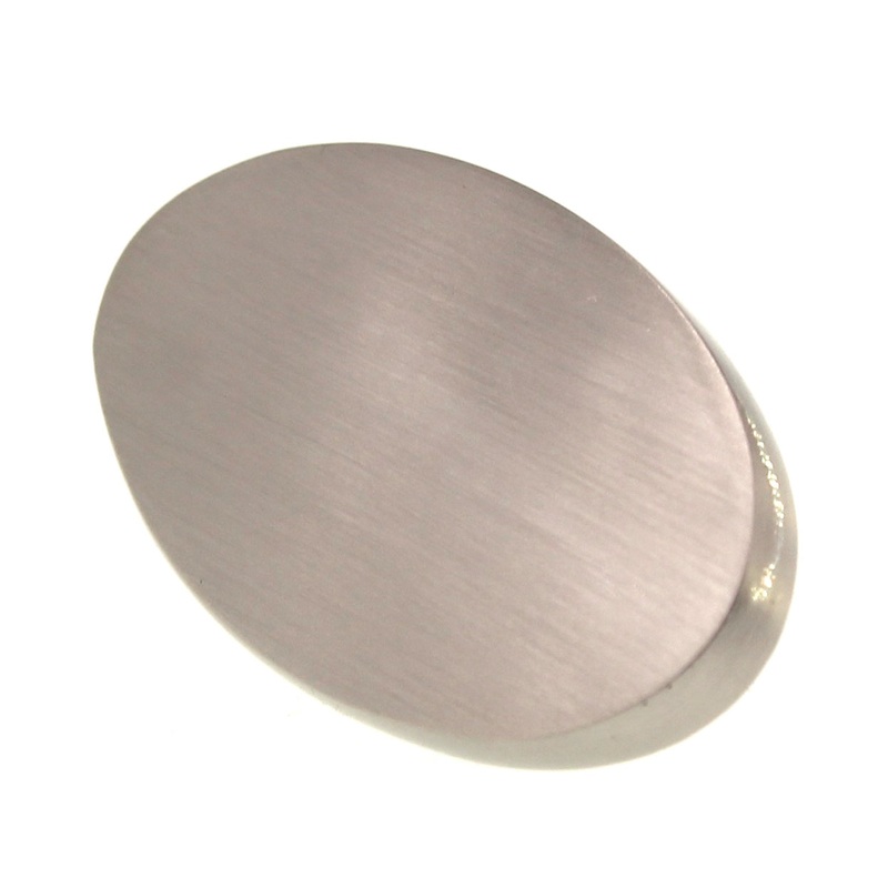 Hickory Hardware Luna 1 5/8 Oval Cabinet Knob Satin Nickel P3446-SN
