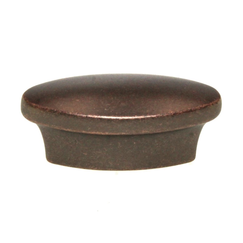 Hickory Hardware Metropolis 1 3/4 Oval Knob 1 Ctr. Antique Copper P7524-DAC