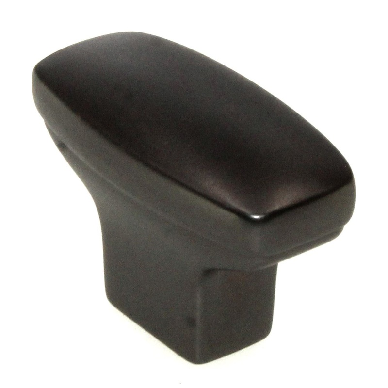 Hickory Hardware Metropolis 1 7/16 Rectangle Cabinet Knob Black Mist P208-BM