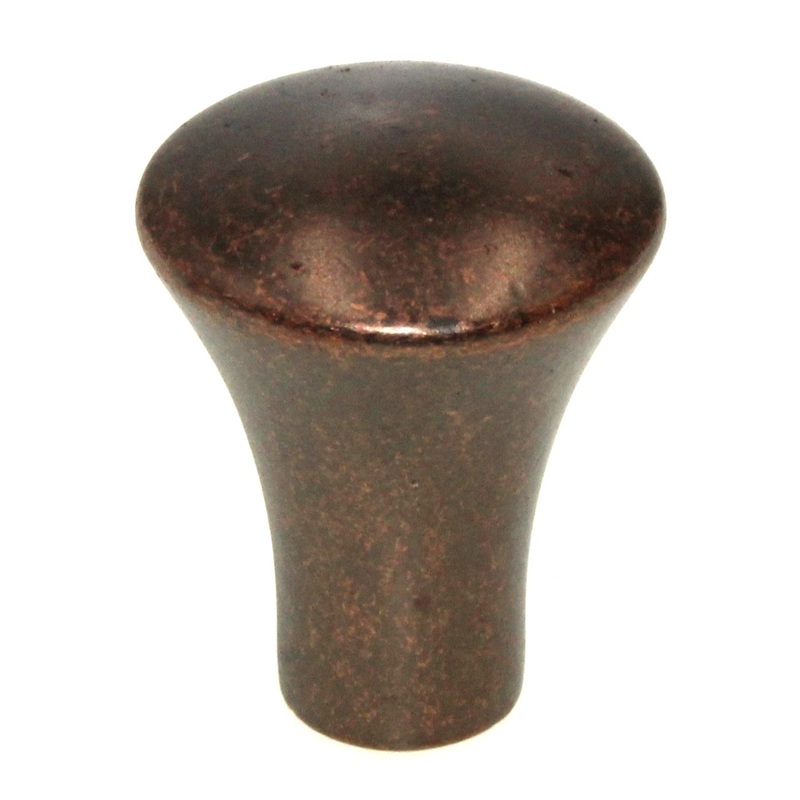 Hickory Hardware Metropolis 1 Fluted Cabinet Knob Dark Antique Copper P7520-DAC