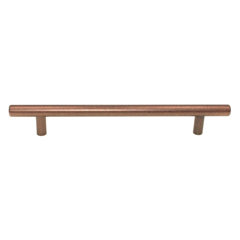 Hickory Hardware Metropolis 6 1/4 (160mm) Ctr Pull Antique Copper PA0226-DAC
