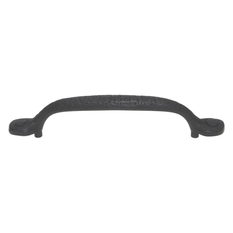 Hickory Hardware Refined Rustic 5 (128mm) Ctr Cabinet Pull Black Iron P2998-BI