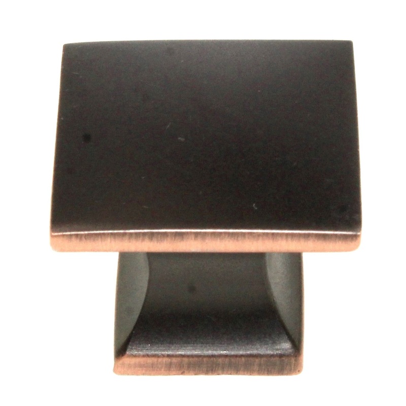 Hickory Hardware Studio 1 1/4 Square Cabinet Knob Oil-Rubbed Bronze P3028-OBH