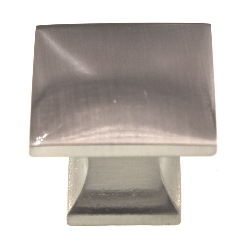 Hickory Hardware Studio 1 1/4 Square Cabinet Knob Satin Nickel P3028-SN