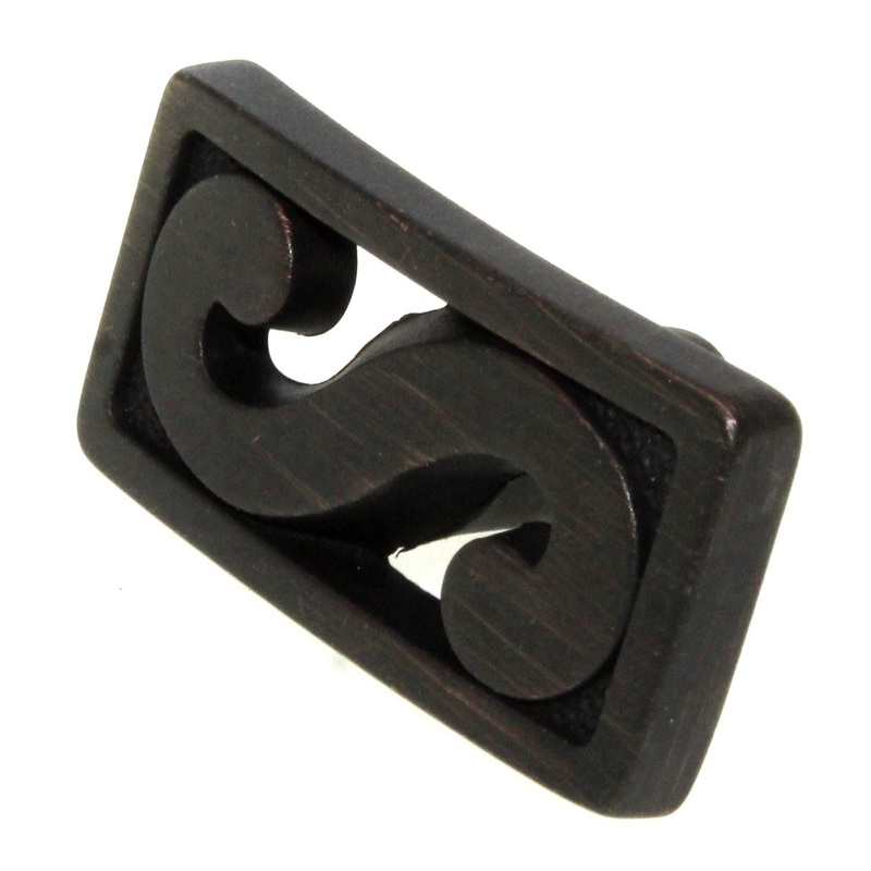 Hickory Hardware Tuscany 1 1/2 Rectangle Cabinet Knob Vintage Bronze P3572-VB