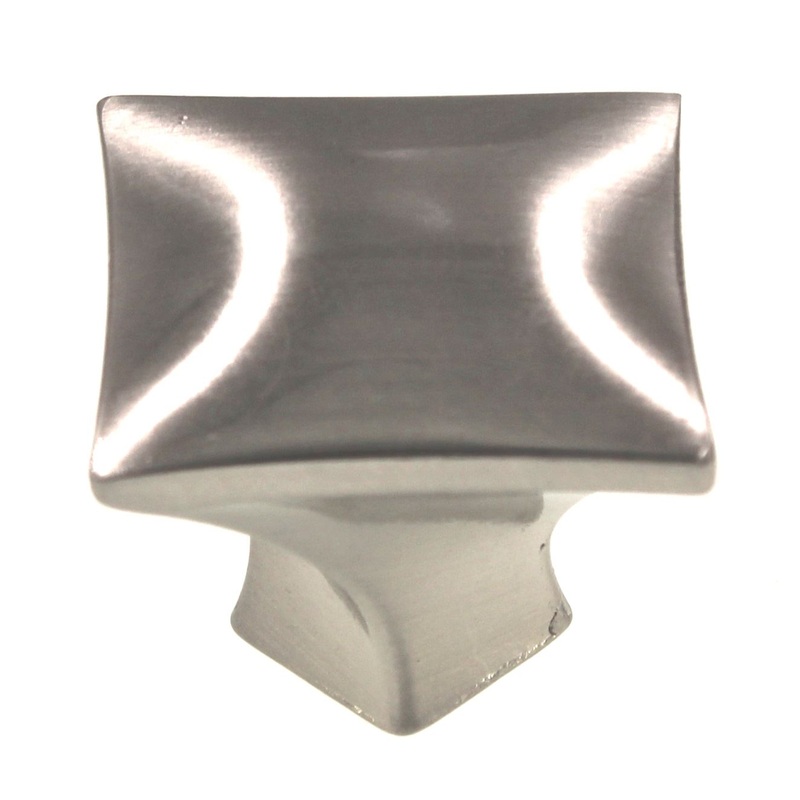 Hickory Hardware Twist 1 1/4 Square Cabinet Knob Satin Nickel H076014-SN