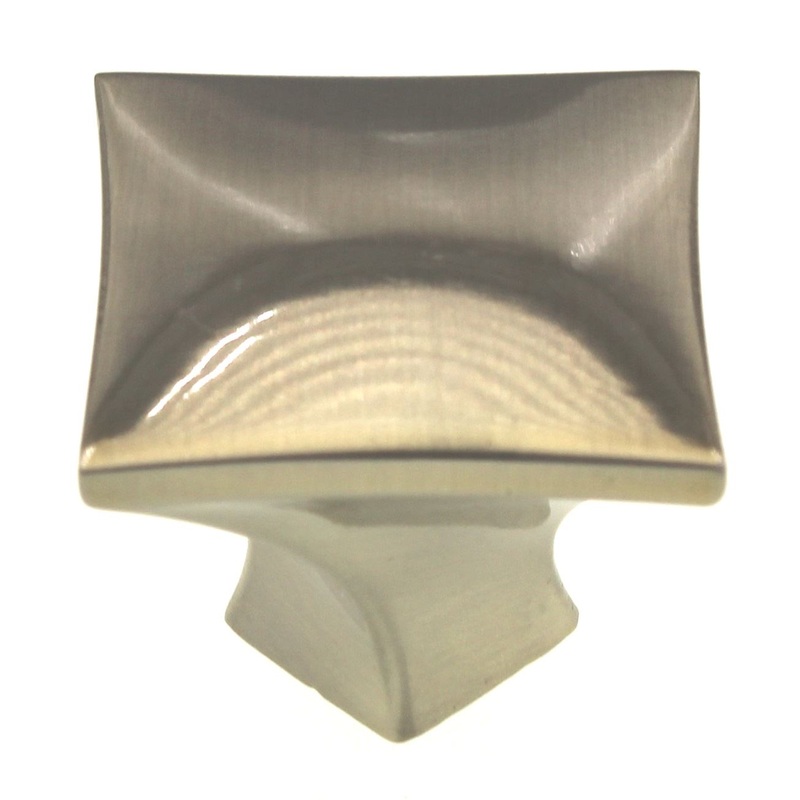 Hickory Hardware Twist 1 1/4 Square Knob Elusive Golden Nickel H076014-EGN