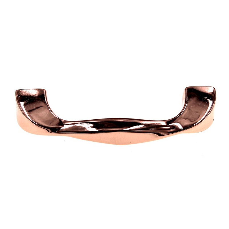 Hickory Hardware Twist Cabinet Arch Pull 3 Ctr Polished Copper H076015-CP