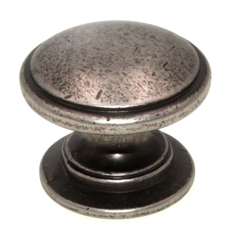 Hickory Hardware Williamsburg 1 1/4 Cabinet Knob Black Nickel Vibed P3053-BNV
