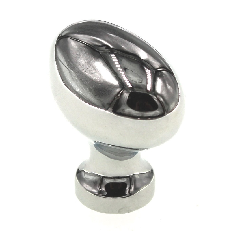 Hickory Hardware Williamsburg 1 1/4 Oval Cabinet Knob Chrome P3054-CH