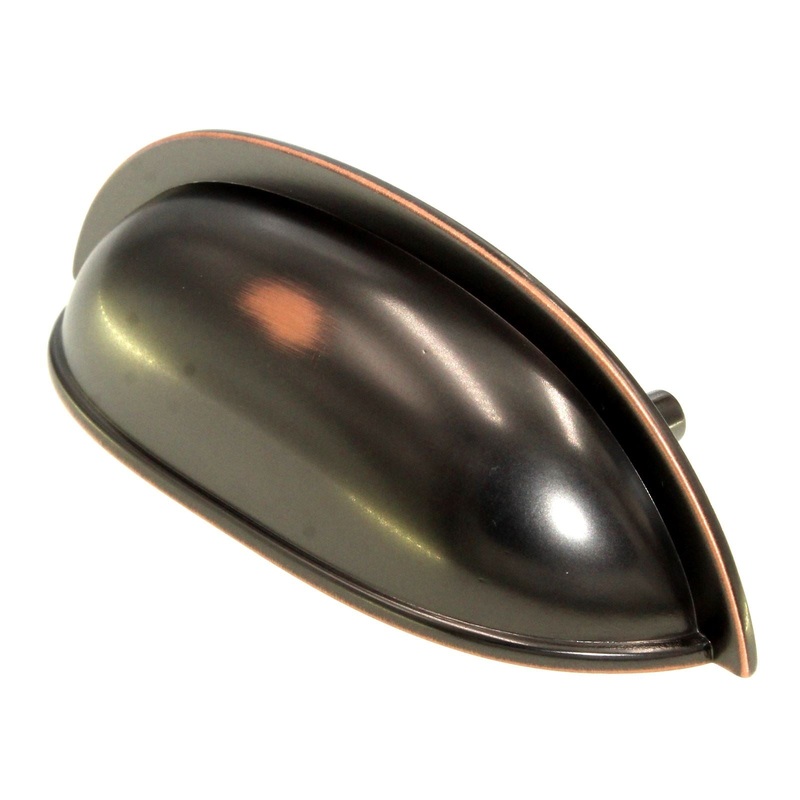 Hickory Hardware Williamsburg 3 Ctr Cup Pull Oil-Rubbed Bronze HLD P3077-OBH