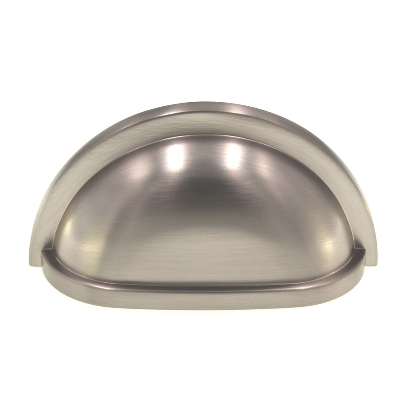 Hickory Hardware Williamsburg 3 Ctr Drawer Cup Pull Stainless Steel P3055-SS