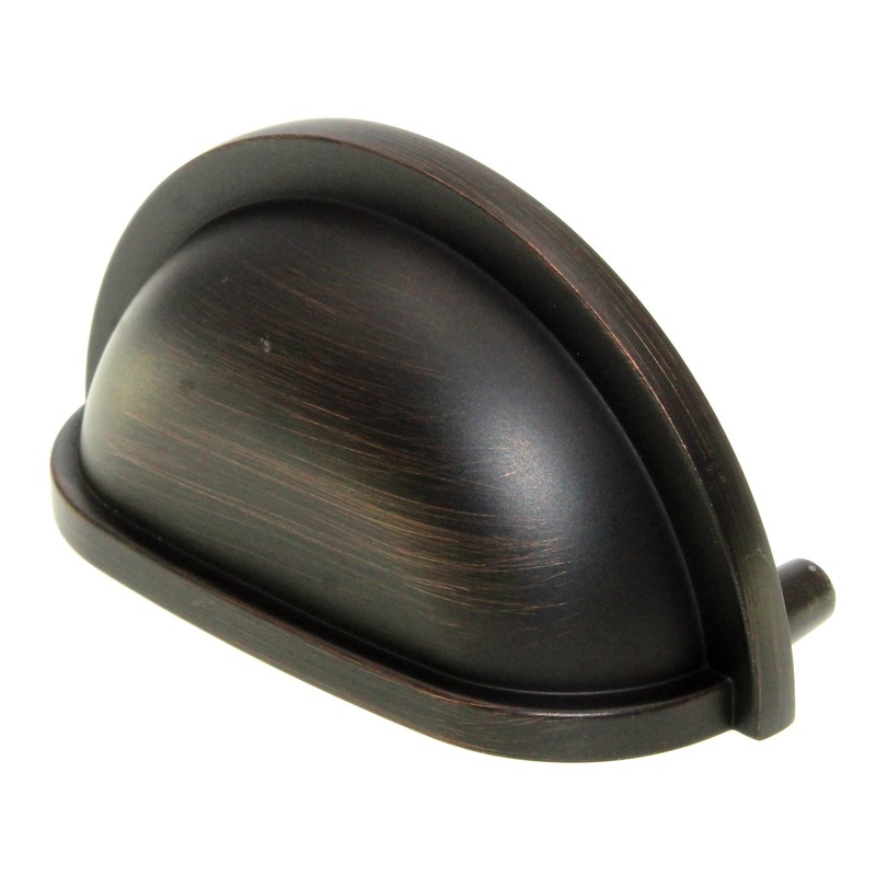 Hickory Hardware Williamsburg 3 Ctr Drawer Cup Pull Vintage Bronze P3055-VB