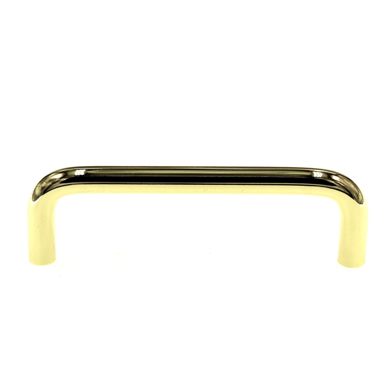 Hickory Hardware Wire Pulls 3 1/2 Ctr Cabinet Pull Polished Brass PW554-PB