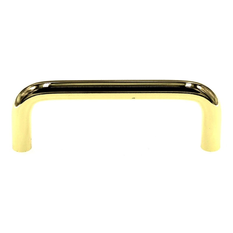 Hickory Hardware Wire Pulls 3 Ctr Cabinet Pull Polished Brass PW553-PB