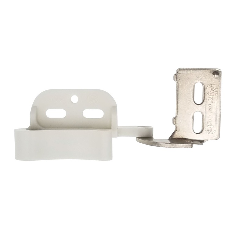 100 Amerock Marathon BP2606-14 Nickel And White 1/2 Overlay Knife Pivot Hinges