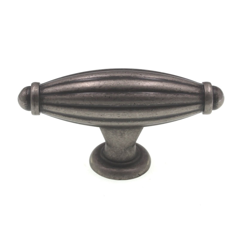 Amerock Blythe 3 T-Bar Cabinet T Knob Weathered Nickel BP552212WN