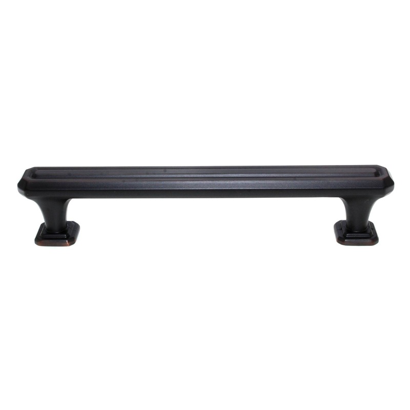 Amerock Wells Cabinet Bar Pull 6 1/4 (160mm) Ctr Oil-Rubbed Bronze BP36550ORB