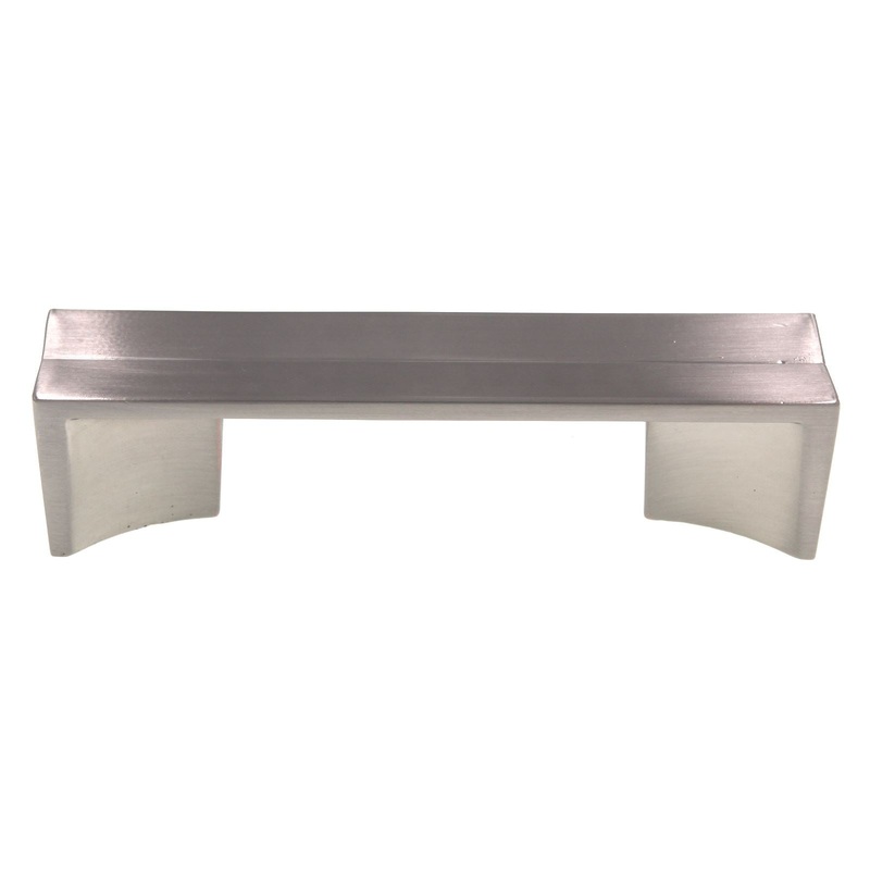 Belwith Keeler Avenue 3 3/4 (96mm) Ctr Cabinet Bar Pull Satin Nickel B076089-SN