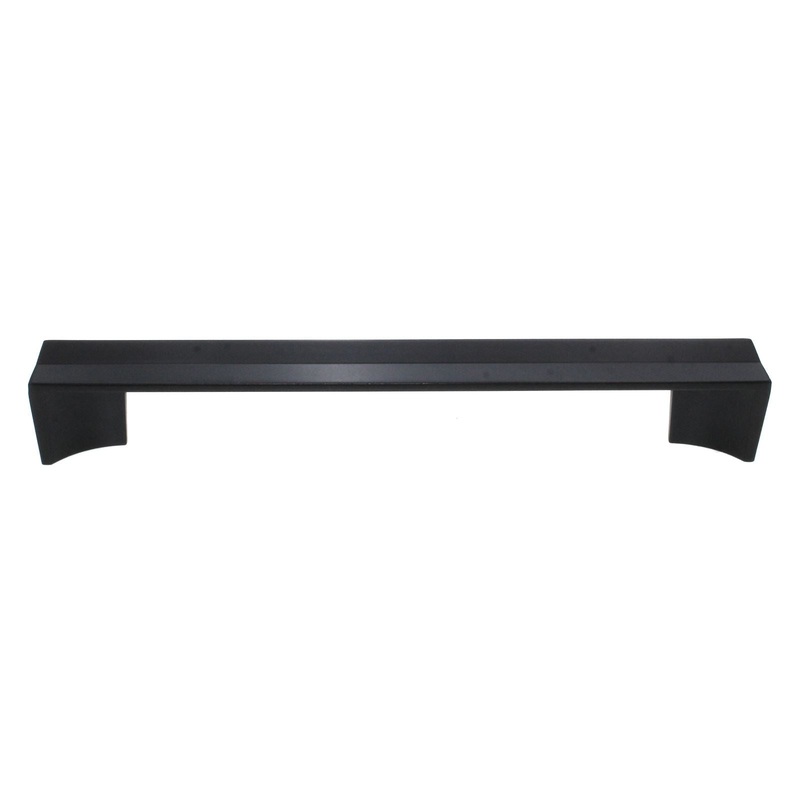Belwith Keeler Avenue 7 1/2 (192mm) Ctr Cabinet Bar Pull Matte Black B076092-MB