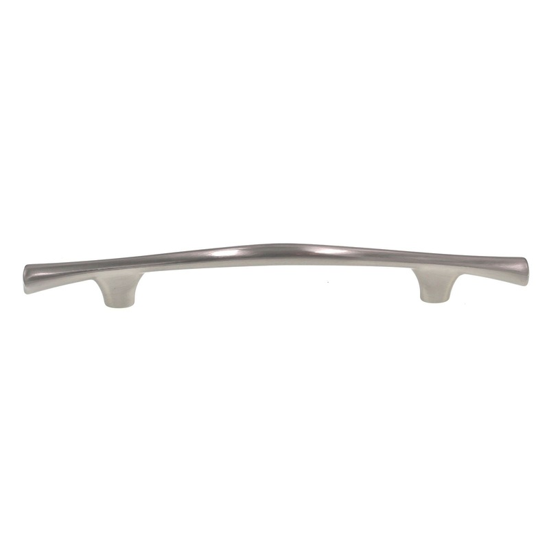 Belwith Keeler Olivet 5 (128mm) Ctr Cabinet Arch Pull Satin Nickel B075122-SN