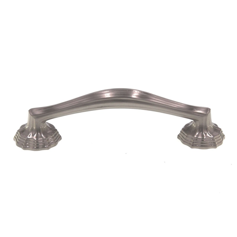 Belwith Keeler Verona 3 Ctr Cabinet Arch Pull Satin Nickel B055547-SN