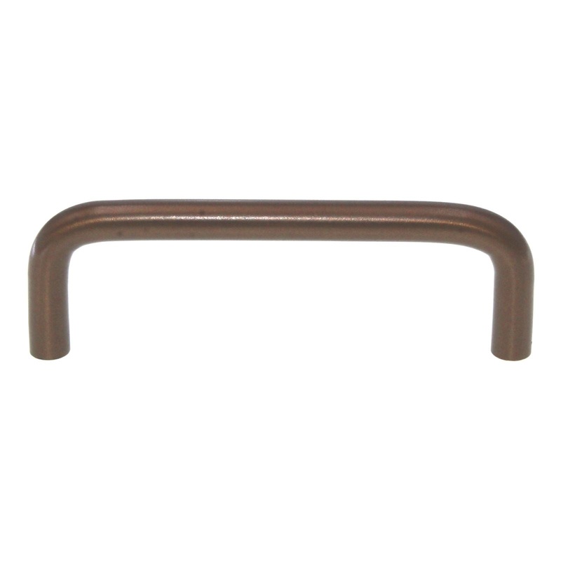 Hickory Hardware 3 1/2 Center Solid Brass Bronze Cabinet Wire Pull PW354-BZ