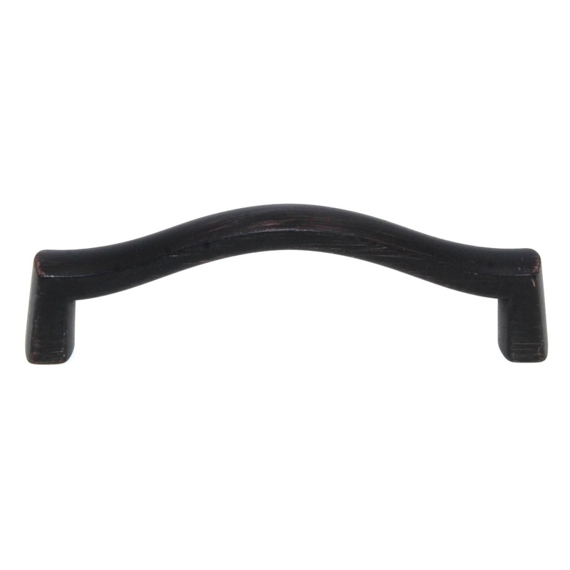 Hickory Hardware Arc 3 Ctr Cabinet Arch Pull Vintage Bronze P3595-VB