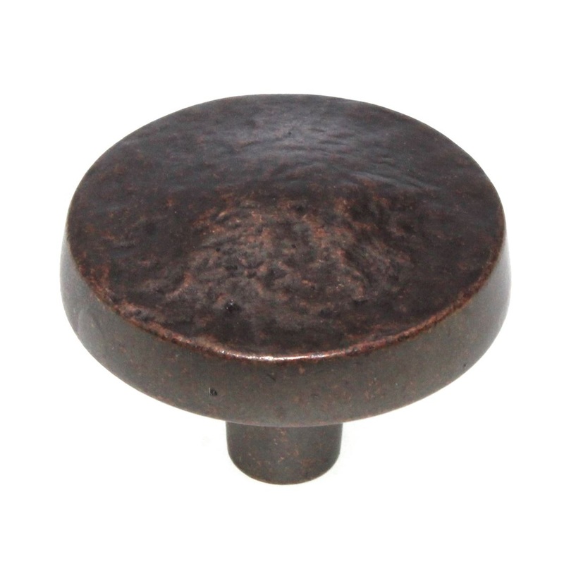 Hickory Hardware Bedrock 1 1/4 Cabinet Knob Dark Antique Copper P3564-DAC