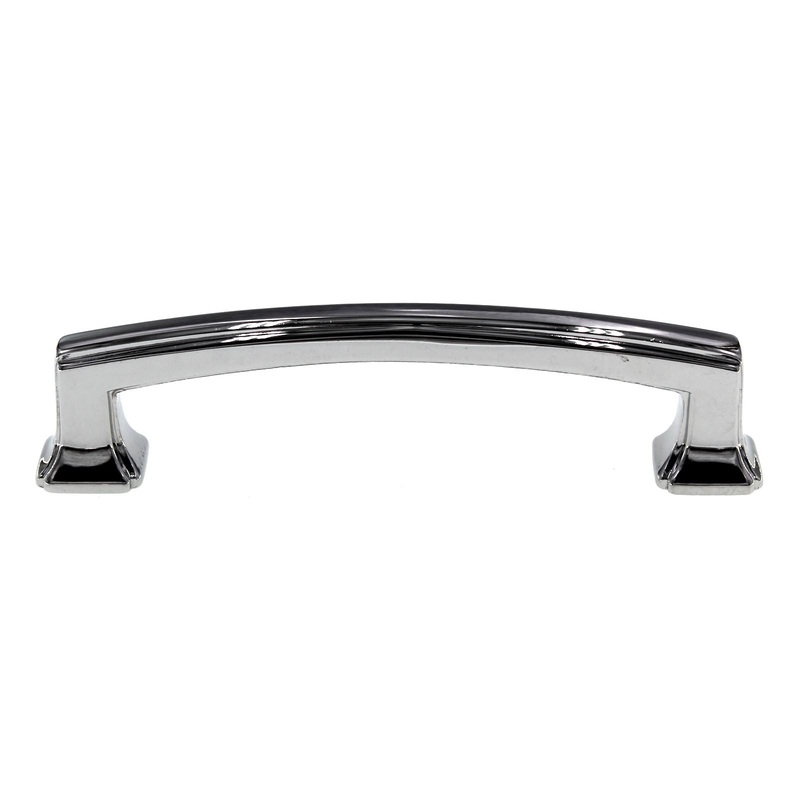 Hickory Hardware Bridges 3 3/4 (96mm) Ctr Cabinet Arch Pull Chrome P3232-CH
