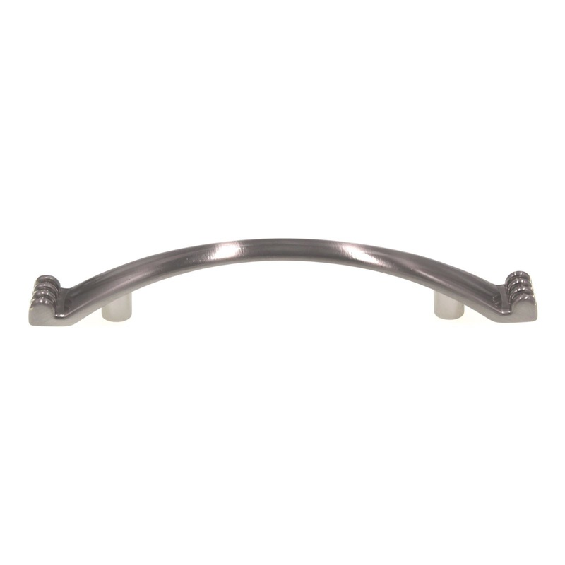 Hickory Hardware Conquest 3 Ctr Cabinet Arch Pull Satin Nickel P14461-SN