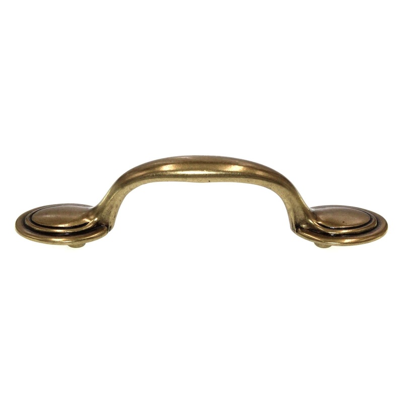 Hickory Hardware Eclipse 3 Ctr Cabinet Pull Lancaster Hand Polished P431-LP