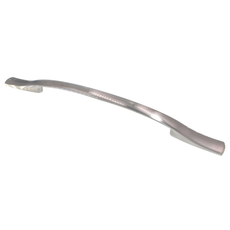 Hickory Hardware Euro-Contemporary 8 Ctr Cabinet Pull Satin Nickel P2166-SN
