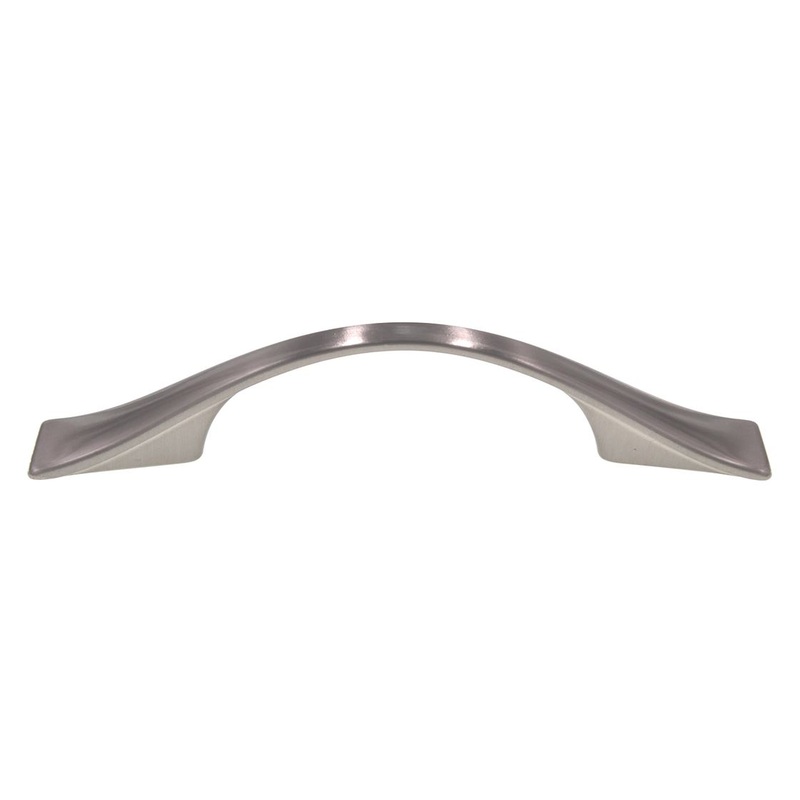 Hickory Hardware Kite 3 Ctr Cabinet Arch Pull Satin Nickel P3591-SN
