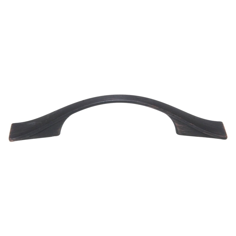 Hickory Hardware Kite 3 Ctr Cabinet Arch Pull Vintage Bronze P3591-VB