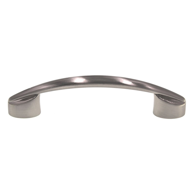 Hickory Hardware Luna 3 Ctr Cabinet Arch Pull Satin Nickel P3447-SN