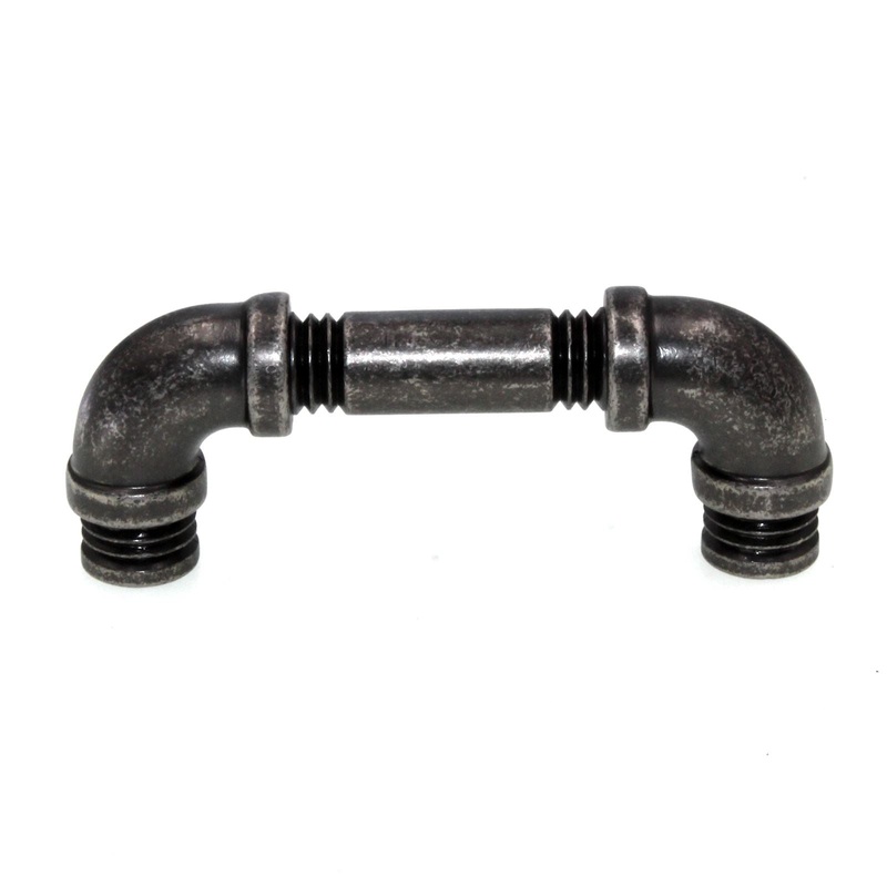 Hickory Hardware Pipeline Cabinet Pull 3 Ctr Black Nickel Vibed HH076013-BNV