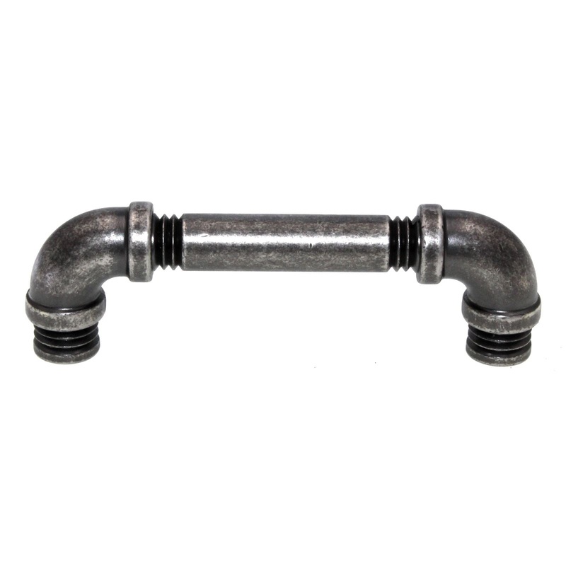 Hickory Hardware Pipeline Pull 3 3/4 (96mm) Ctr Black Nickel Vibed HH076011-BNV